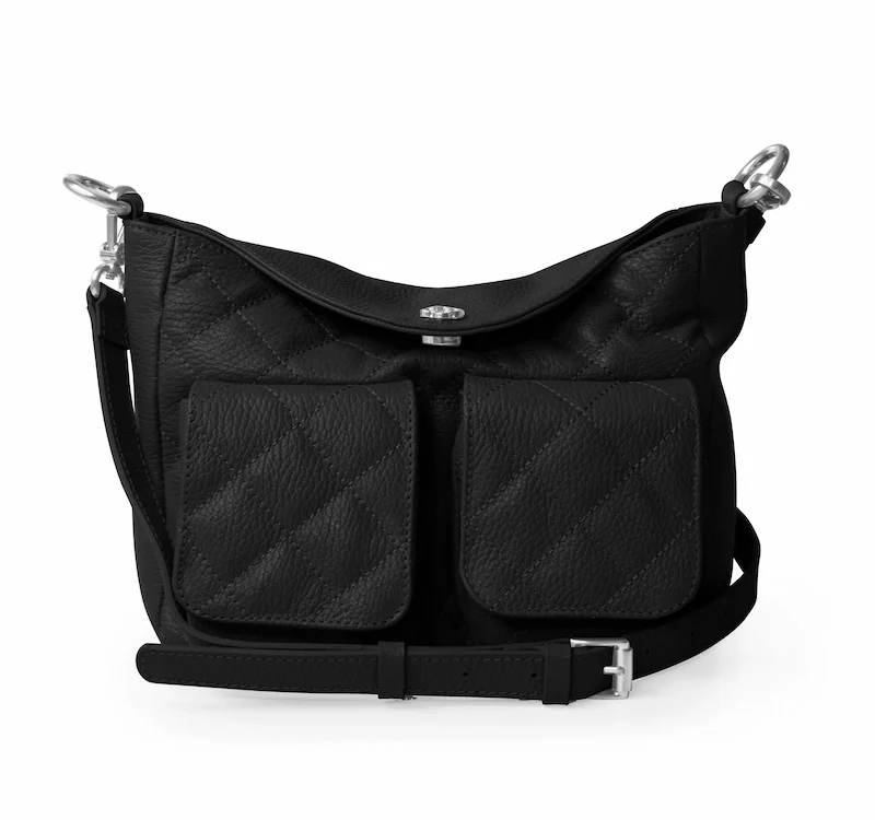 Bolsa Preto em couro
